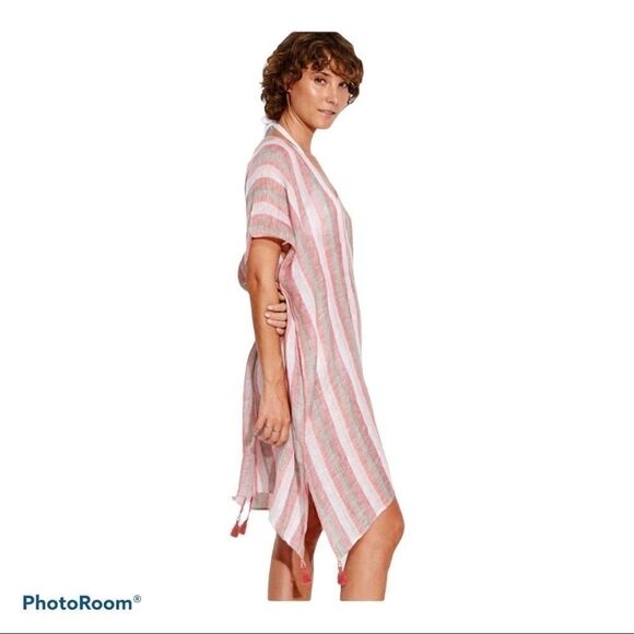 Seafolly Ocean Alley Vertical Stripe kaftan - Picture 2 of 2